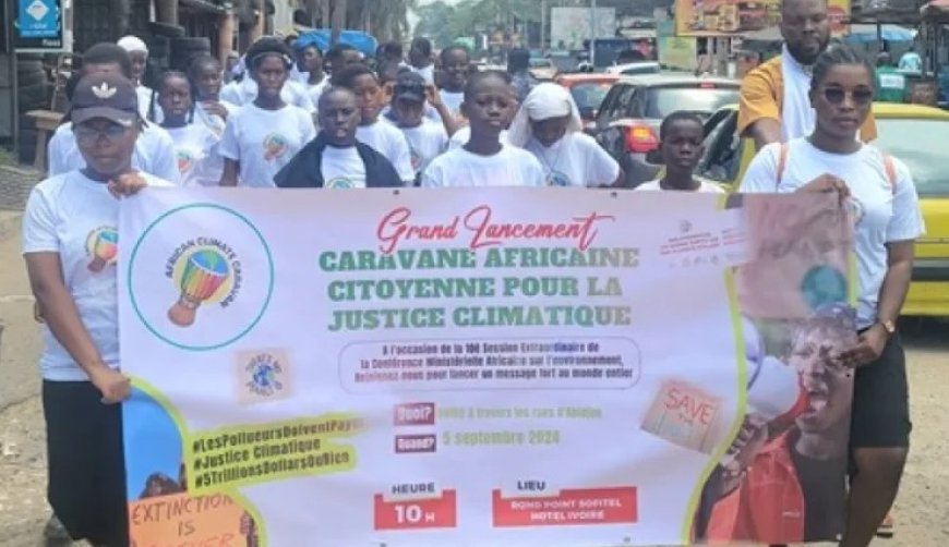 Mobilisation à Abidjan pour la justice climatique : un appel à l’action avant la COP 29