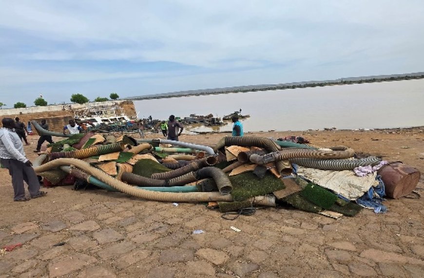 Mali/Environnement : destruction de dragues à Koulikoro pour renforcer la protection du fleuve Niger