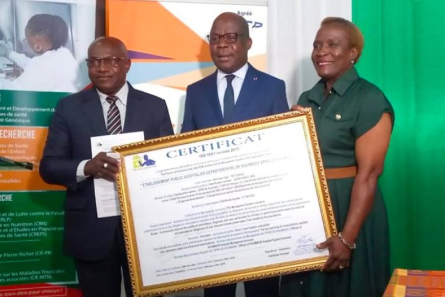 Etablissements sanitaires : la Côte d’Ivoire renforce son système de santé avec des certifications accordées à plusieurs structures sanitaires
