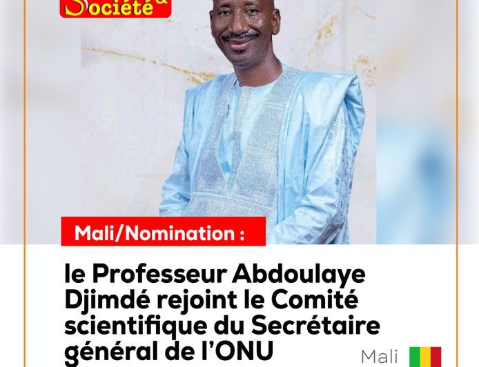 Mali/Nomination : le Professeur Abdoulaye Djimdé rejoint le Comité scientifique du Secrétaire général de l’ONU