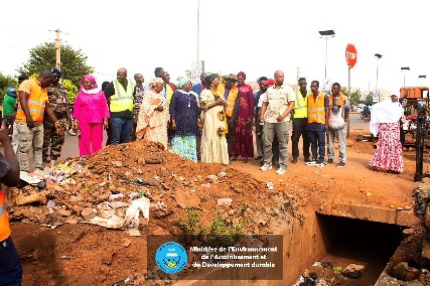 Assainissement urbain : le gouvernement intensifie ses actions préventives contre les inondations dans le District de Bamako