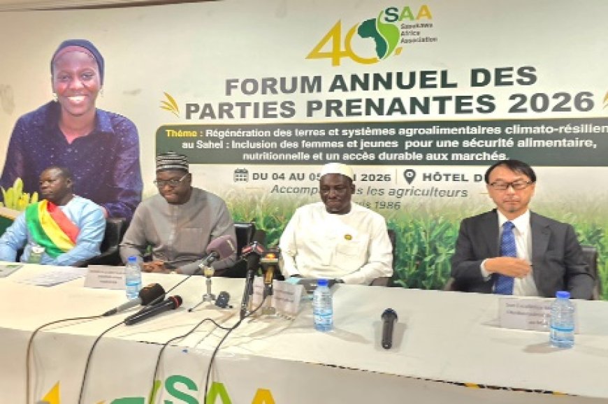 Agriculture : le forum annuel 2026 de Sasakawa Africa Association s’ouvre à Bamako sous le signe de la résilience climatique