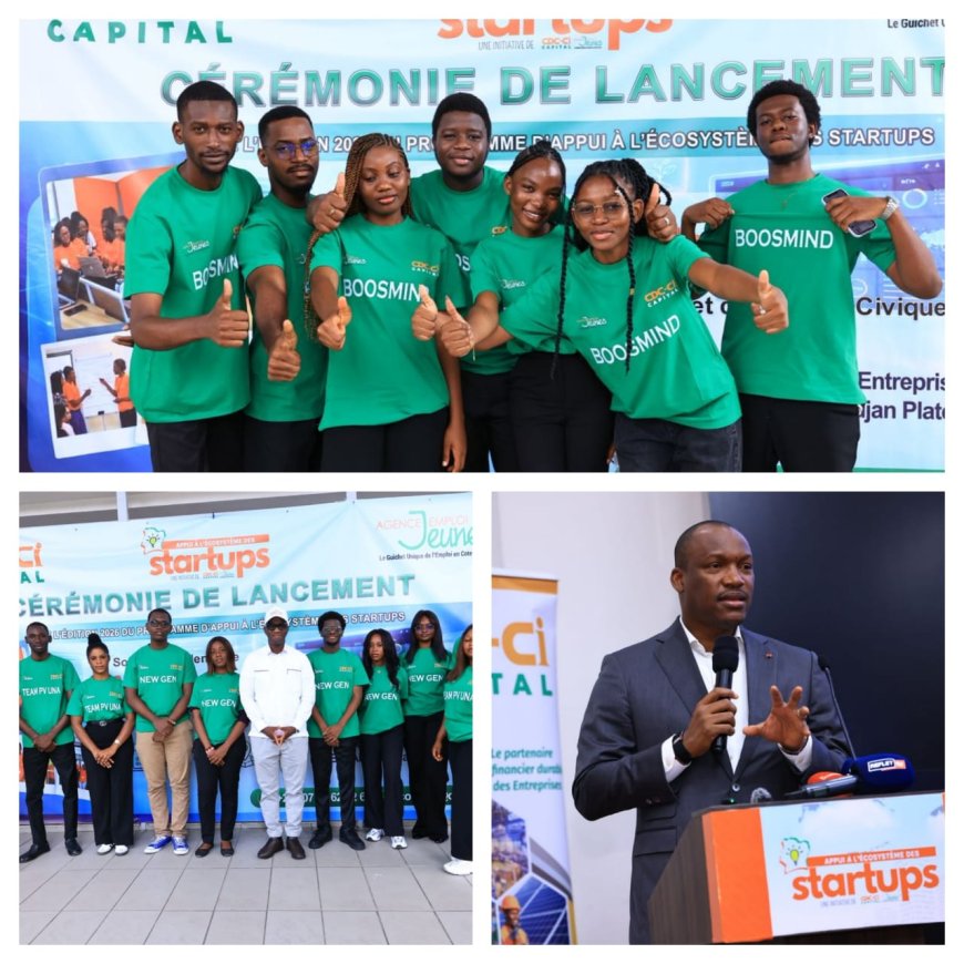 Formation entrepreneuriale : CDC-CI Capital et l'Agence Emploi Jeunes accompagnent cent cinquante startups ivoiriennes vers les marchés internationaux